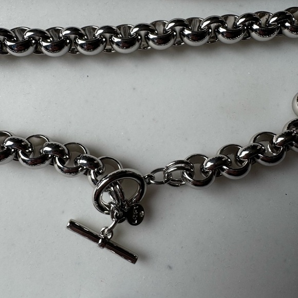 LOFT Polished Silver Chain Necklace NWOT - Picture 6 of 6